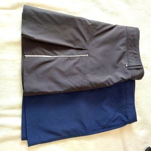 Set of 2 skorts N'VO in black and PGA TOUR in navy Both Size 14